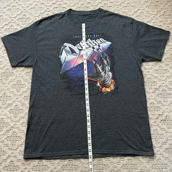 🎸 '16 Dokken Band Tooth & Nail Graphic Studio Album 1984 Unworn Thick Cotton Tee - Picture 2 of 12
